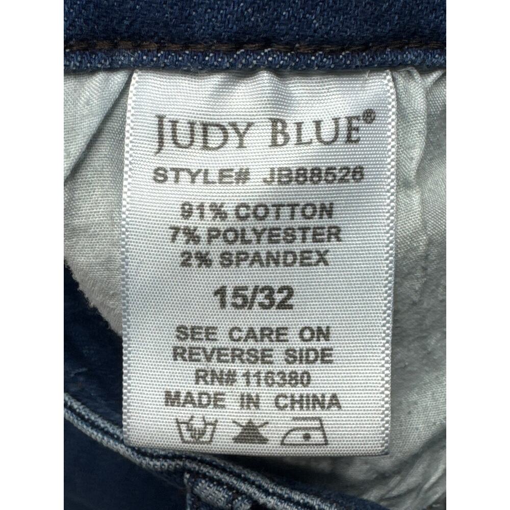 Judy Blue Women's Boyfriend Fit Blue Stretch  Jeans - Size 15/32 (32x27)* - Picture 6 of 6